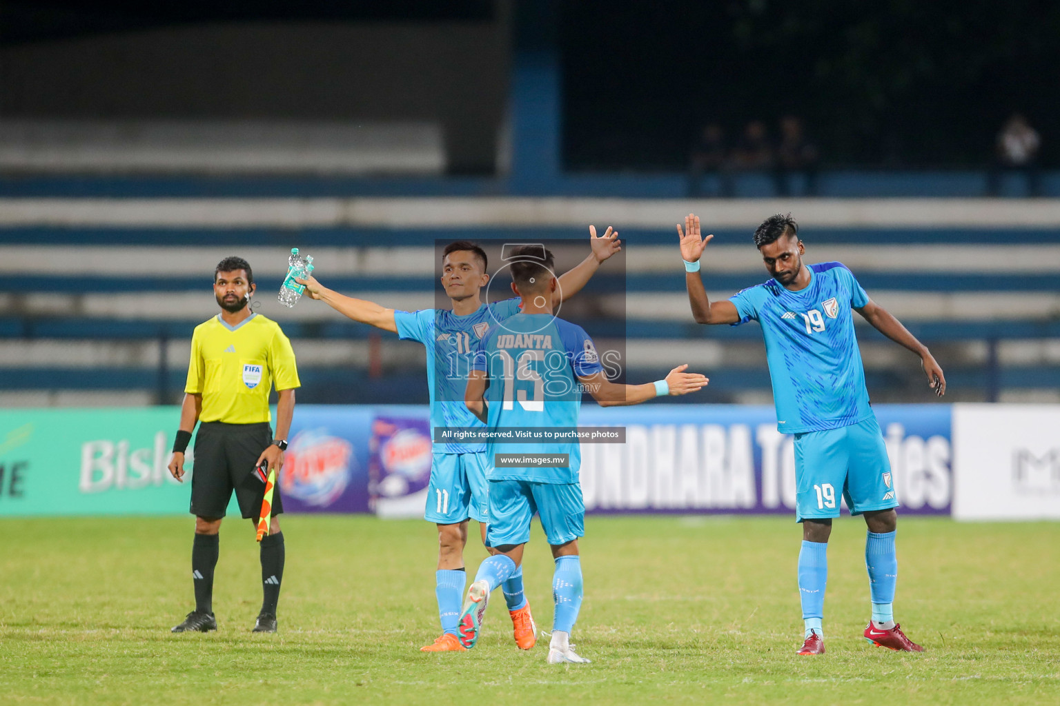 Lebanon vs India in the Semi-final of SAFF Championship 2023 held in Sree Kanteerava Stadium, Bengaluru, India, on Saturday, 1st July 2023. Photos: Hassan Simah / images.mv