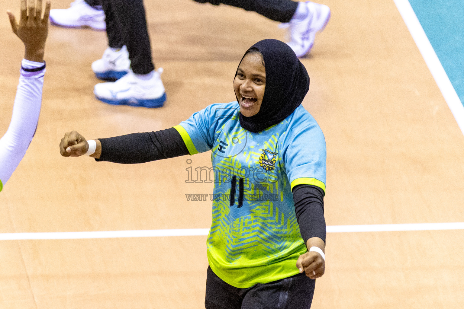 Final of Women's Division of Volleyball Association Cup 2023 held in Male', Maldives on Tuesday, 9th January 2024 at Social Center Indoor Hall Photos By: Nausham Waheed /images.mv