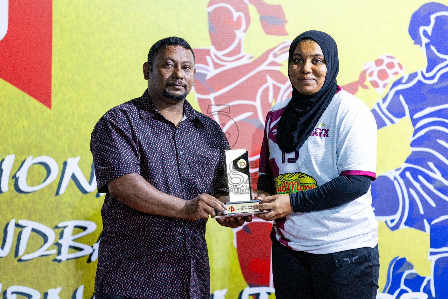 Division one Final 10th National Handball Tournament 2023, held in Handball ground, Male', Maldives on Saturday, 13th January 2023 Photos: Nausham Waheed/ Images.mv