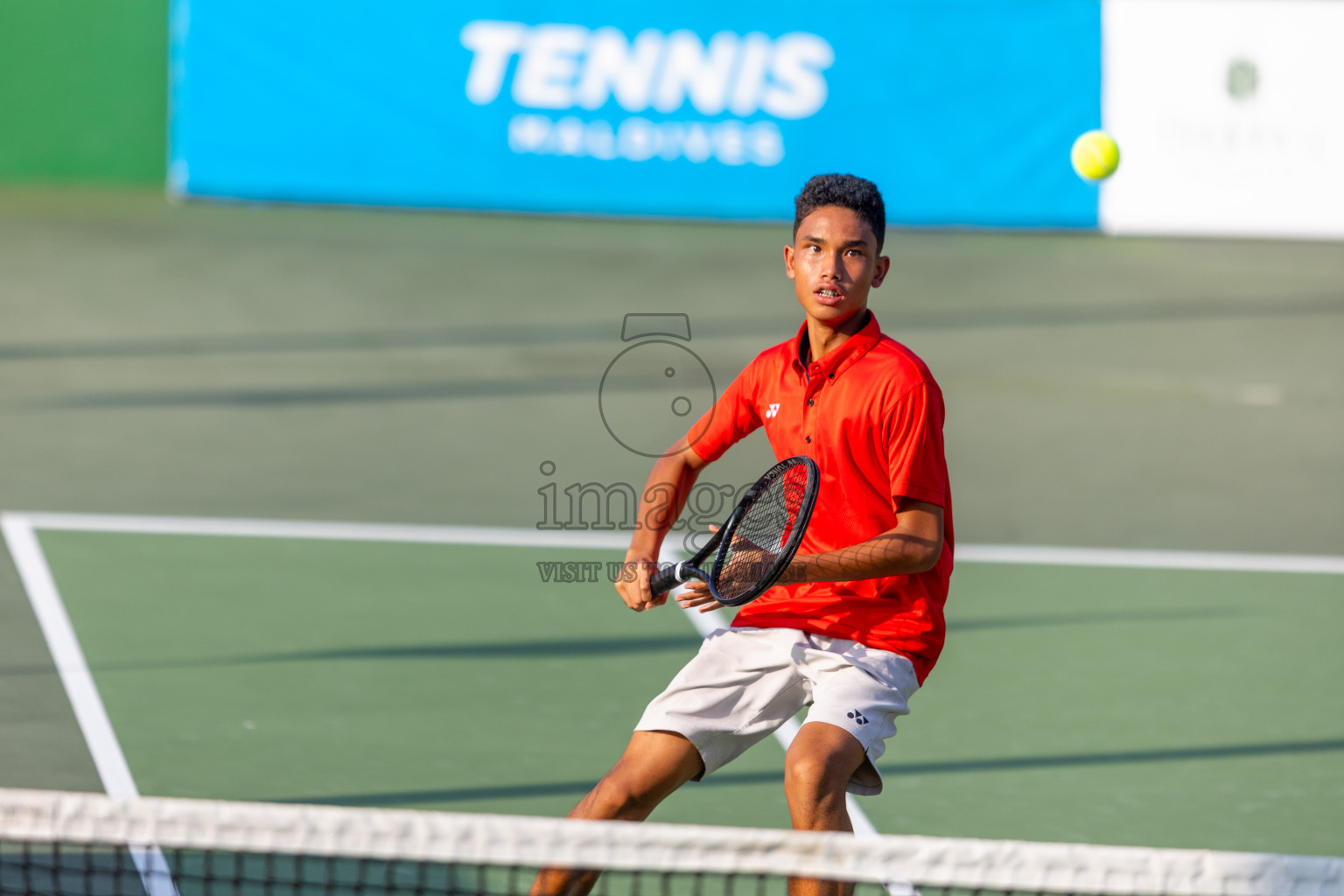 Day 3 of ATF Maldives Junior Open Tennis was held in Male' Tennis Court, Male', Maldives on Wednesday, 11th December 2024. Photos: Ismail Thoriq / images.mv