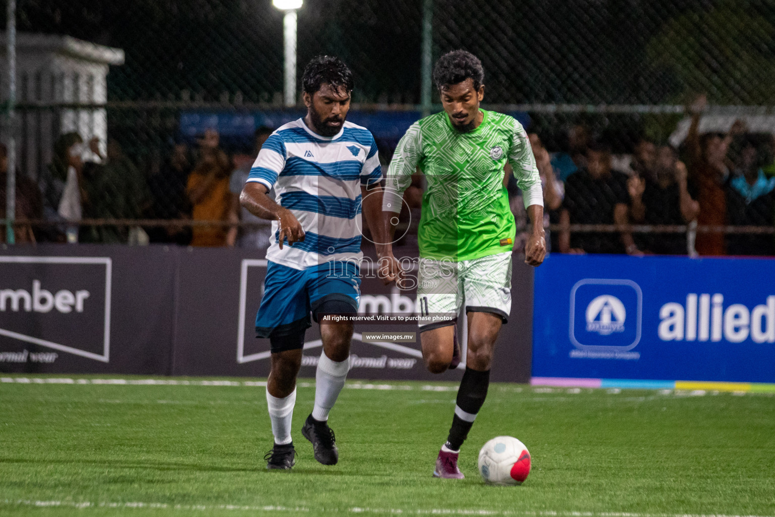 Club AVSEC vs TEAM DJA in Club Maldives Cup 2022 was held in Hulhumale', Maldives on Sunday, 9th October 2022. Photos: Hassan Simah / images.mv