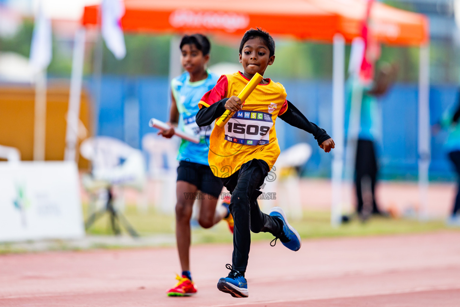 Day 5 of MWSC Interschool Athletics Championships 2024 held in Hulhumale Running Track, Hulhumale, Maldives on Wednesday, 13th November 2024. Photos by: Nausham Waheed / Images.mv