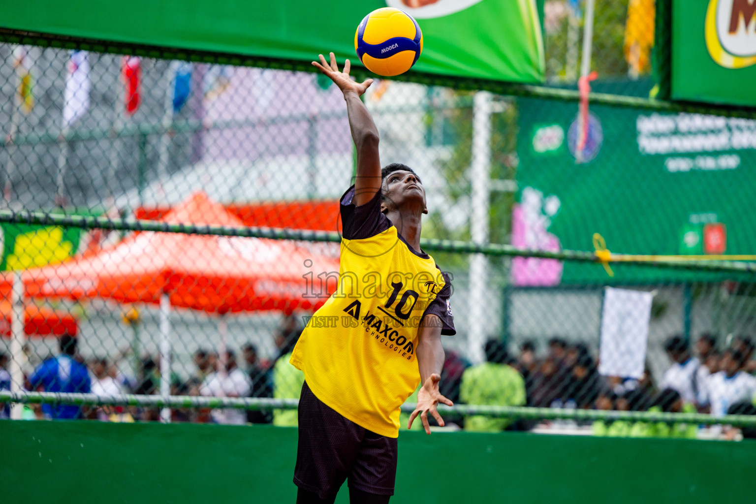 Day 2 of Interschool Volleyball Tournament 2024 was held in Ekuveni Volleyball Court at Male', Maldives on Sunday, 24th November 2024. Photos: Nausham Waheed / images.mv