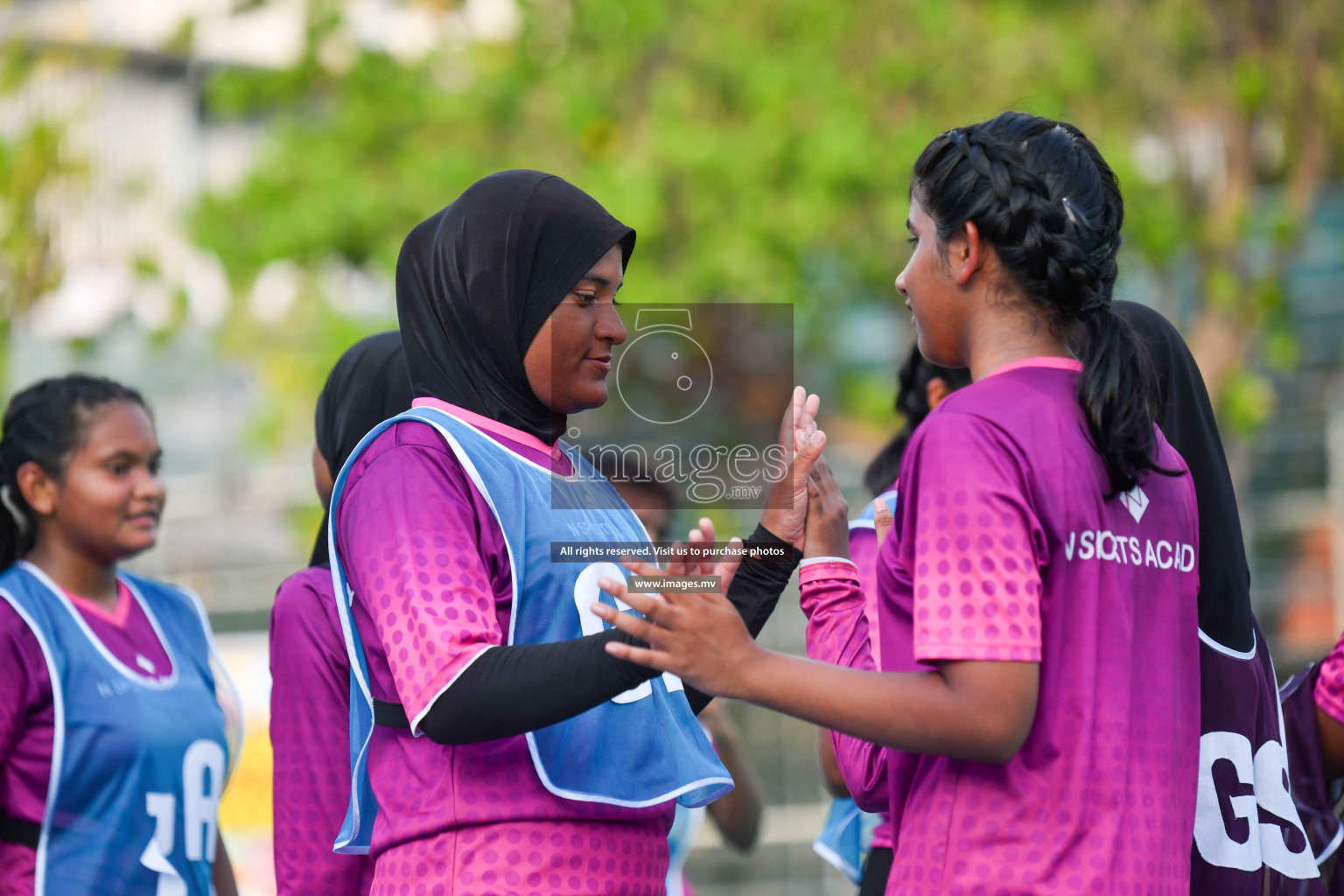 Day 1 of Junior Netball Championship 2022 on 5 March 2022 held in Male', Maldives. Photos by Nausham Waheed.