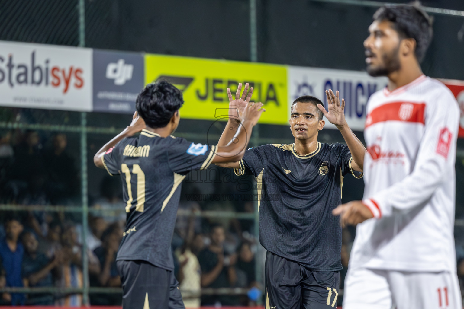 HA Muraidhoo vs HA Dhidhdhoo in Day 1 of Golden Futsal Challenge 2025 on Sunday, 5th January 2025, in Hulhumale', Maldives
Photos: Ismail Thoriq / images.mv