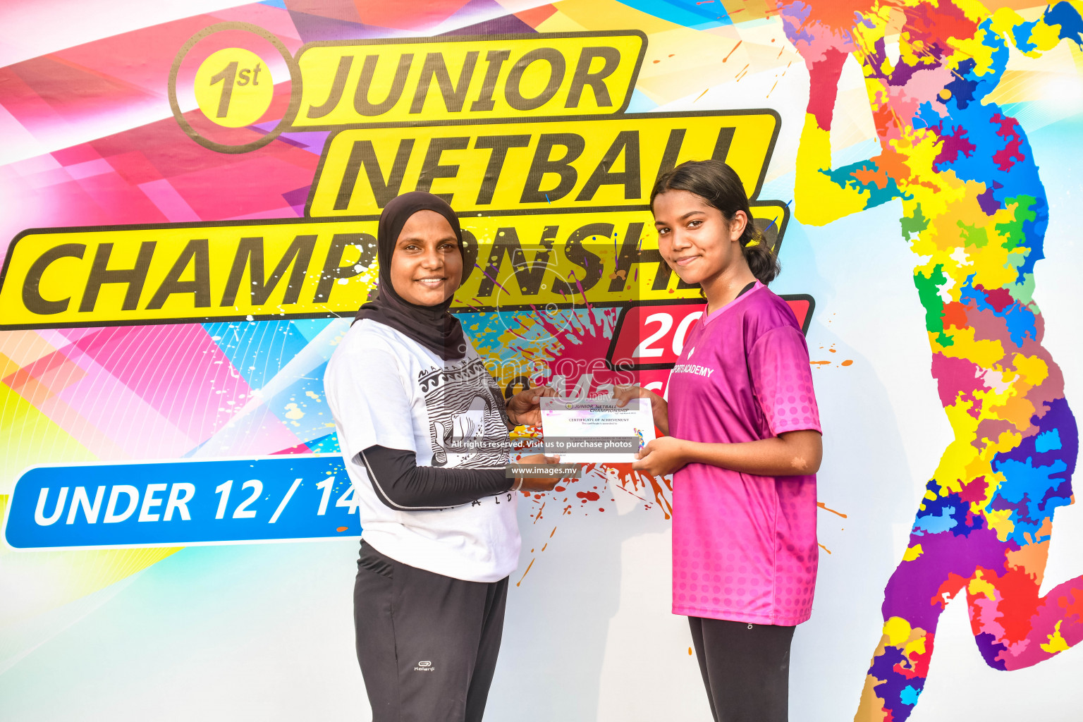 Day 9 of Junior Netball Championship 2022 held in Male', Maldives. Photos by Nausham Waheed