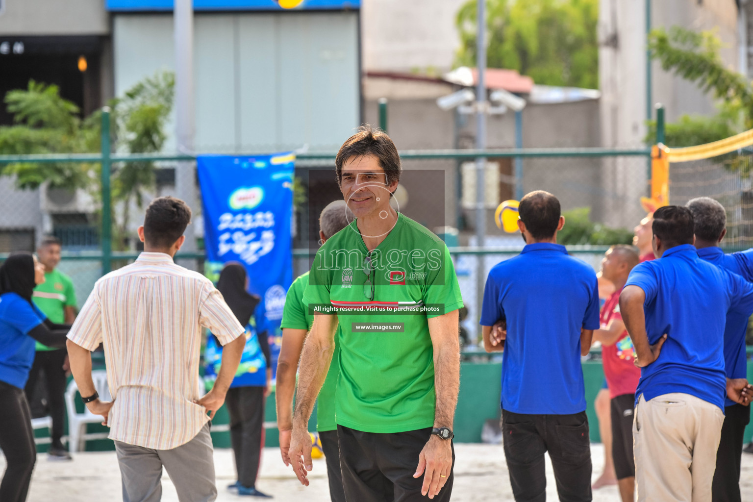 Vollyball players trainning session with Giba Photos by Nausham waheed