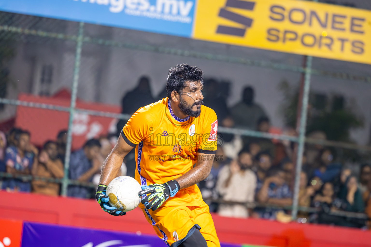 N Holhudhoo vs N Miladhoo in Noonu Atoll Final in Day 24 of Golden Futsal Challenge 2025 was held on Tuesday , 28th January 2025, in Hulhumale', Maldives. Photos: Ismail Thoriq / images.mv