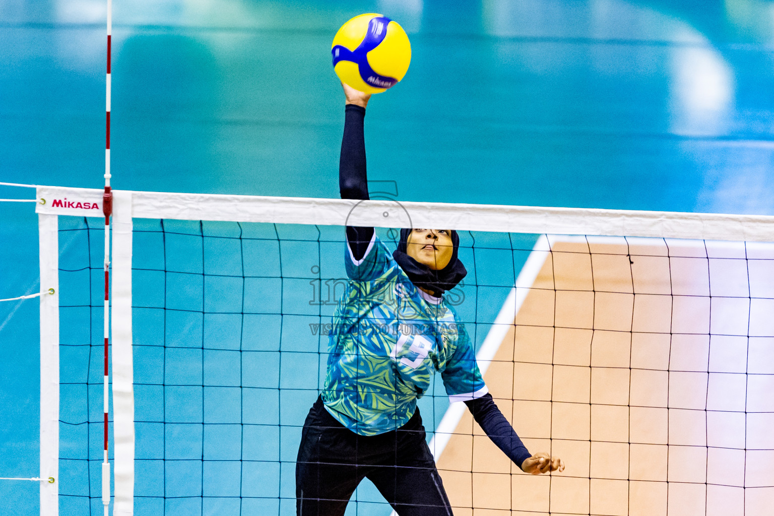 Day 3 of Women's Division of Milo VAM Cup 2024 held in Male', Maldives on Wednesday, 10th July 2024 at Social Center Indoor Hall Photos By: Nausham Waheed / images.mv