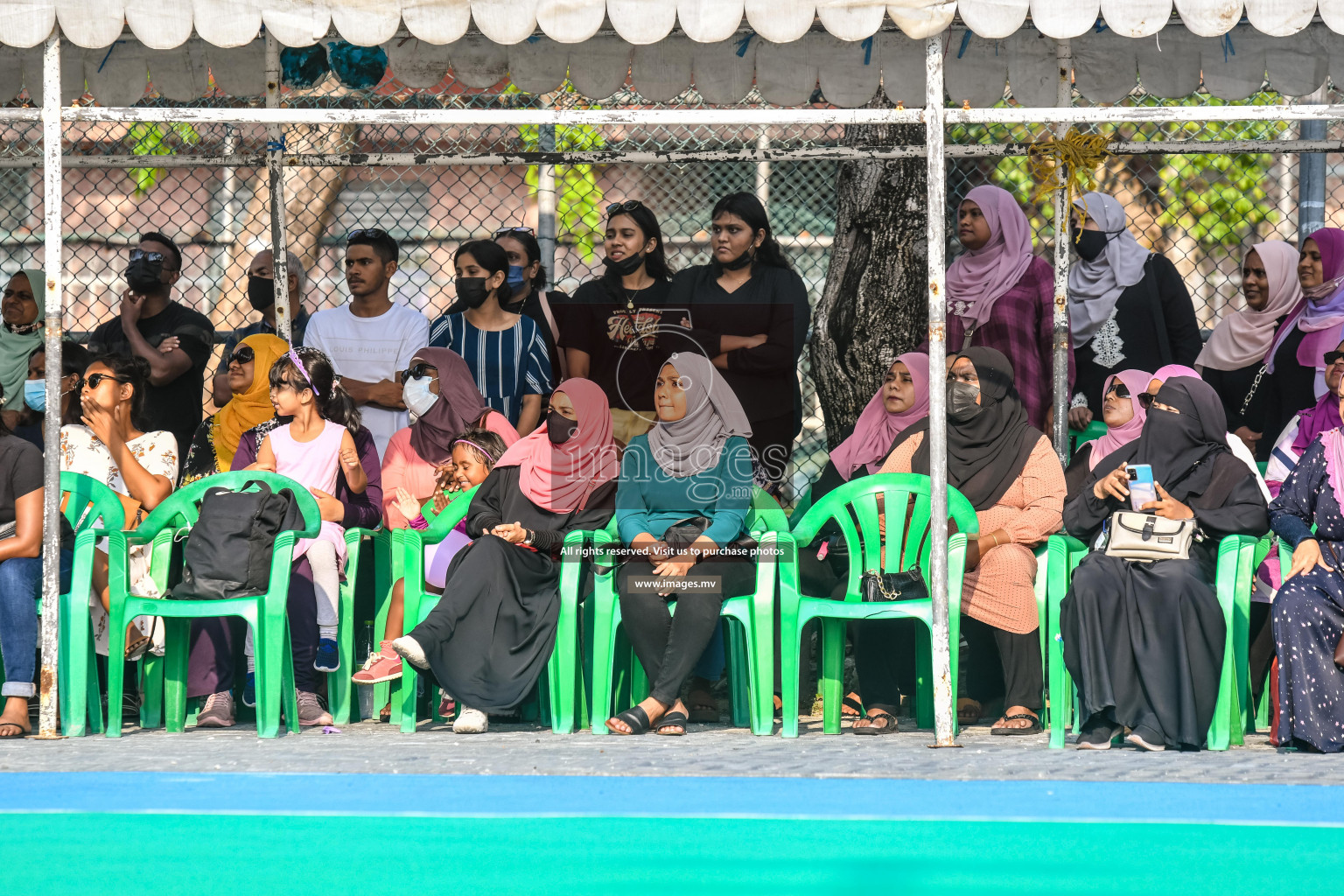 Final of Junior Netball Championship 2022 held in Male', Maldives on 19th March 2022. Photos by Nausham Waheed