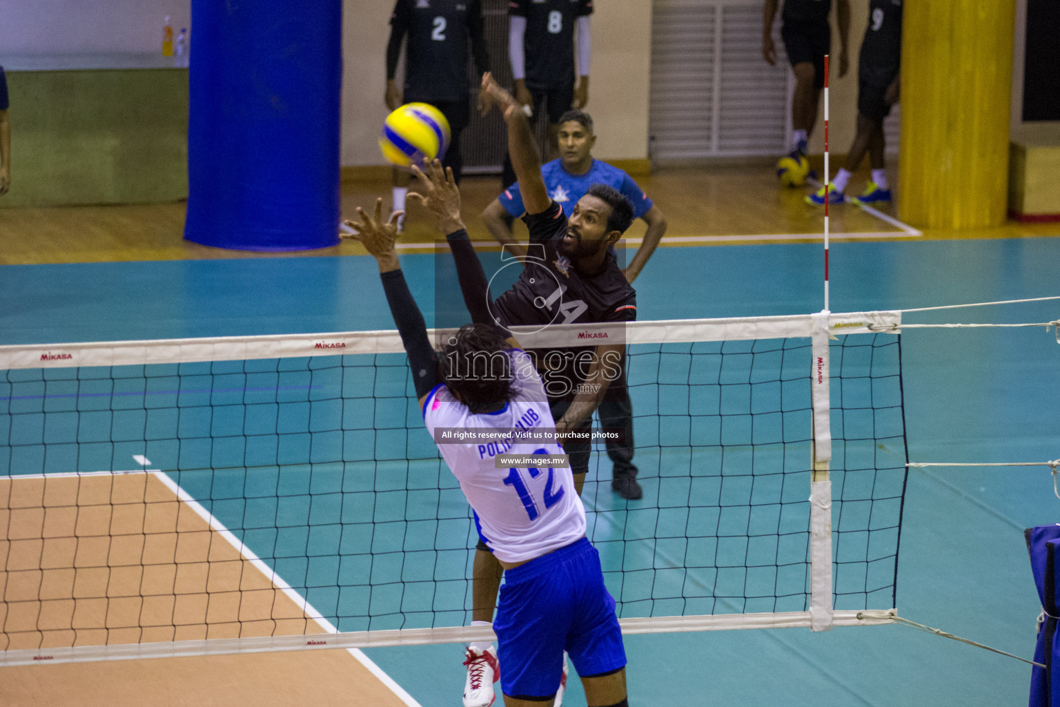 DSC vs Police Club in National Volleyball League 2019 (Men's Division) held in Male', Maldives on 07th January 2019 Photos: Ismail Thoriq /images.mv