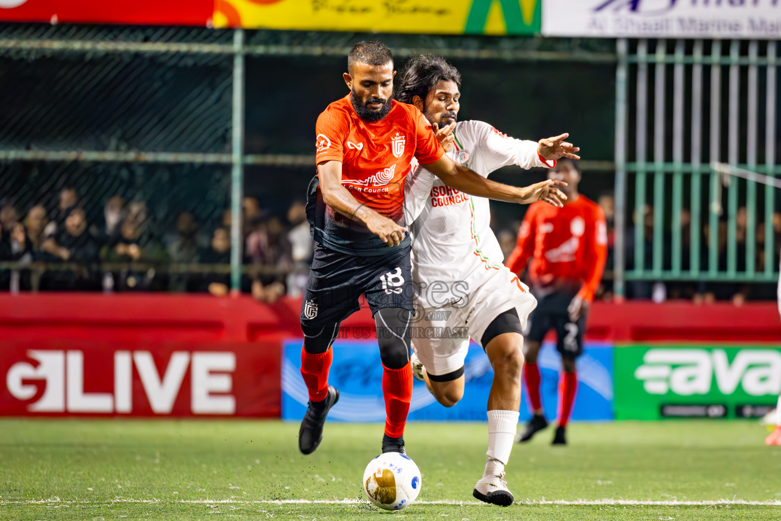 L Gan vs L Isdhoo in Laamu Atoll Finals Day 26 of Golden Futsal Challenge 2025 was held on Thursday , 30th January 2025, in Hulhumale', Maldives. Photos: Ismail Thoriq / images.mv