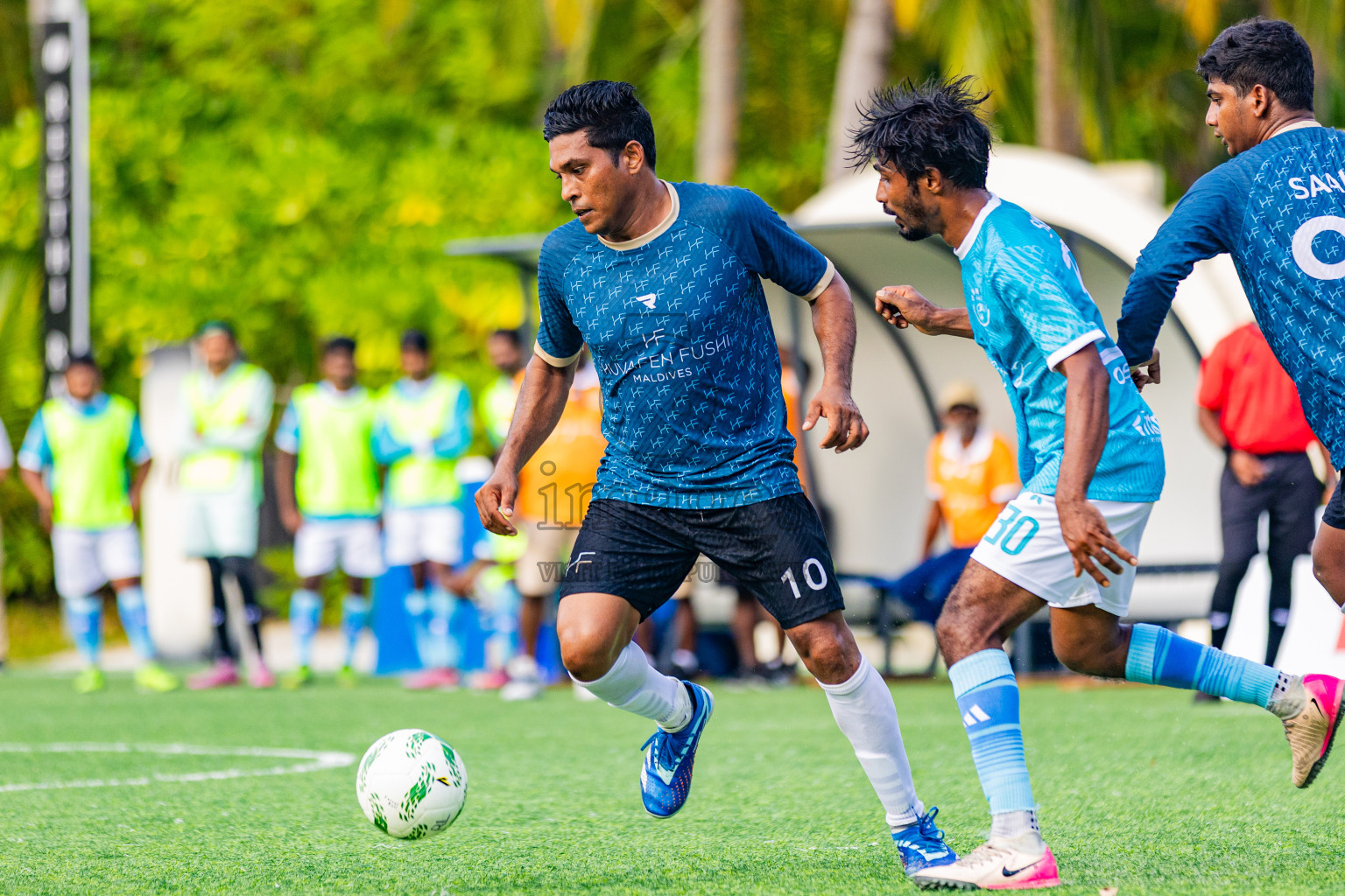 Huvafen Fushi vs Oblu Helengeli in Resort League 2025 (North Male Zone) day 12 was held on Sunday, 14th September 2025 in One And Only Reethi Rah Maldives Resort, Photos: Areef Adam / images.mv