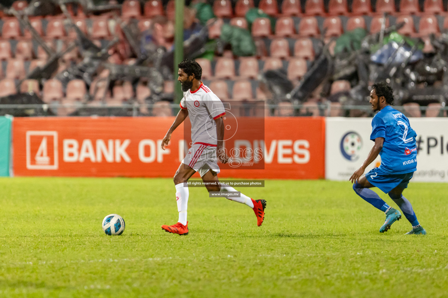 Kuda Henveiru United vs Buru Sports Club in 2nd Division 2022 on 14th July 2022, held in National Football Stadium, Male', Maldives Photos: Hassan Simah / Images.mv