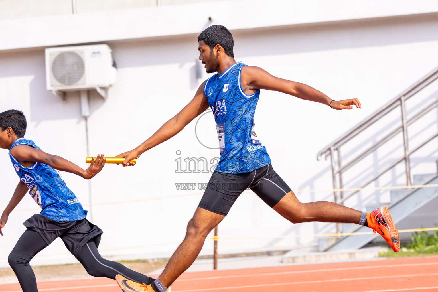 Day 5 of MWSC Interschool Athletics Championships 2024 held in Hulhumale Running Track, Hulhumale, Maldives on Wednesday, 13th November 2024. Photos by: Ismail Thoriq / Images.mv