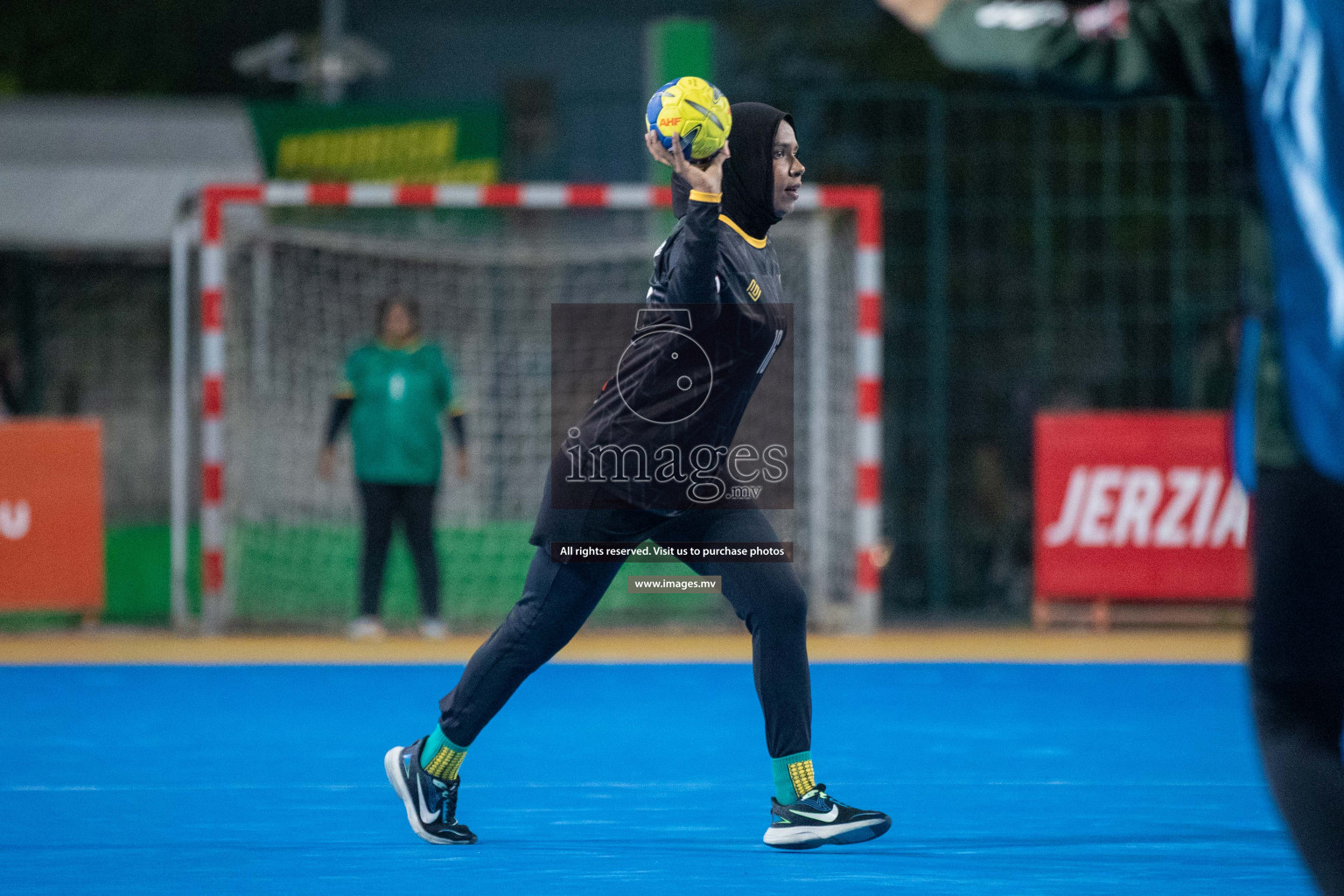 Day 3 of 6th MILO Handball Maldives Championship 2023, held in Handball ground, Male', Maldives on Friday, 22nd May 2023 Photos: Nausham Waheed/ Images.mv