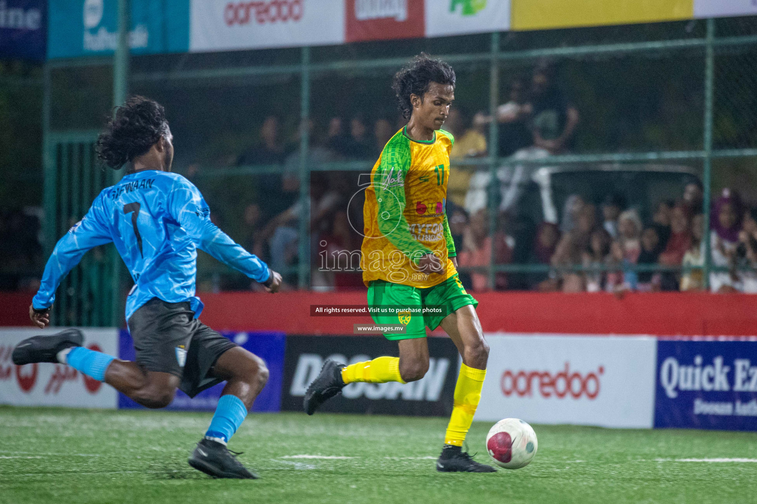 GDh. Hoandedhdhoo vs GDh. Vaadhoo in Day 12 of Golden Futsal Challenge 2023 on 16 February 2023 in Hulhumale, Male, Maldives