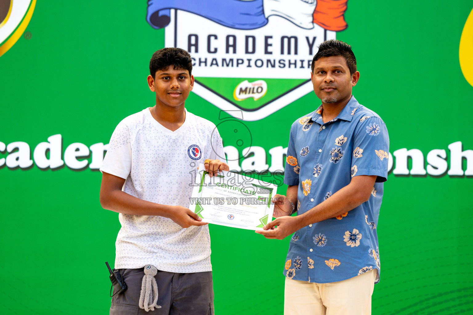 Day 4 of MILO Academy Championship 2024 (U-14) was held in Henveyru Stadium, Male', Maldives on Sunday, 3rd November 2024. Photos: Ismail Thoriq / Images.mv