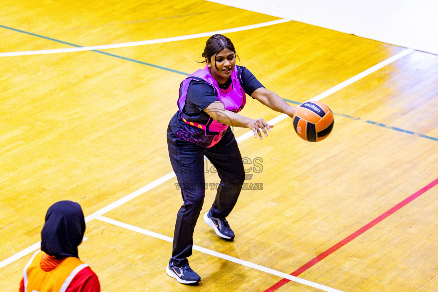 Day 2 of 21st National Netball Tournament was held in Social Canter at Male', Maldives on Thursday, 10th May 2024. Photos: Nausham Waheed / images.mv