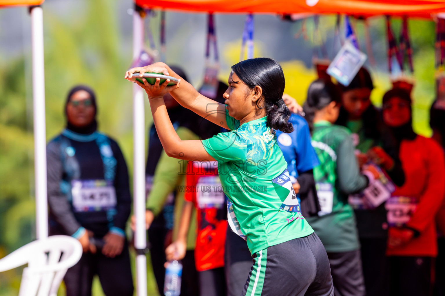 Day 6 of MWSC Interschool Athletics Championships 2024 held in Hulhumale Running Track, Hulhumale, Maldives on Thursday, 14th November 2024. Photos by: Nausham Waheed / Images.mv