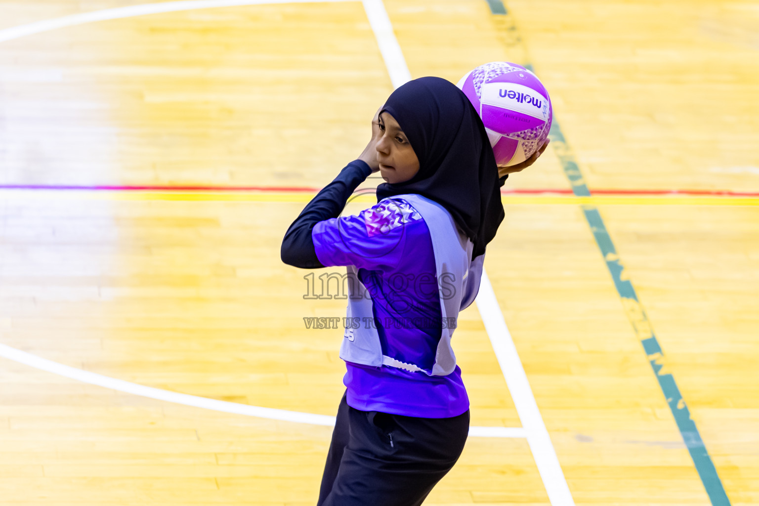 C Matrix vs Invicto SC in Day 4 of 24th Milo Netball Association Championship held in Social Center at Male', Maldives on Thursday, 4th September 2025. Photos: Nausham Waheed / images.mv