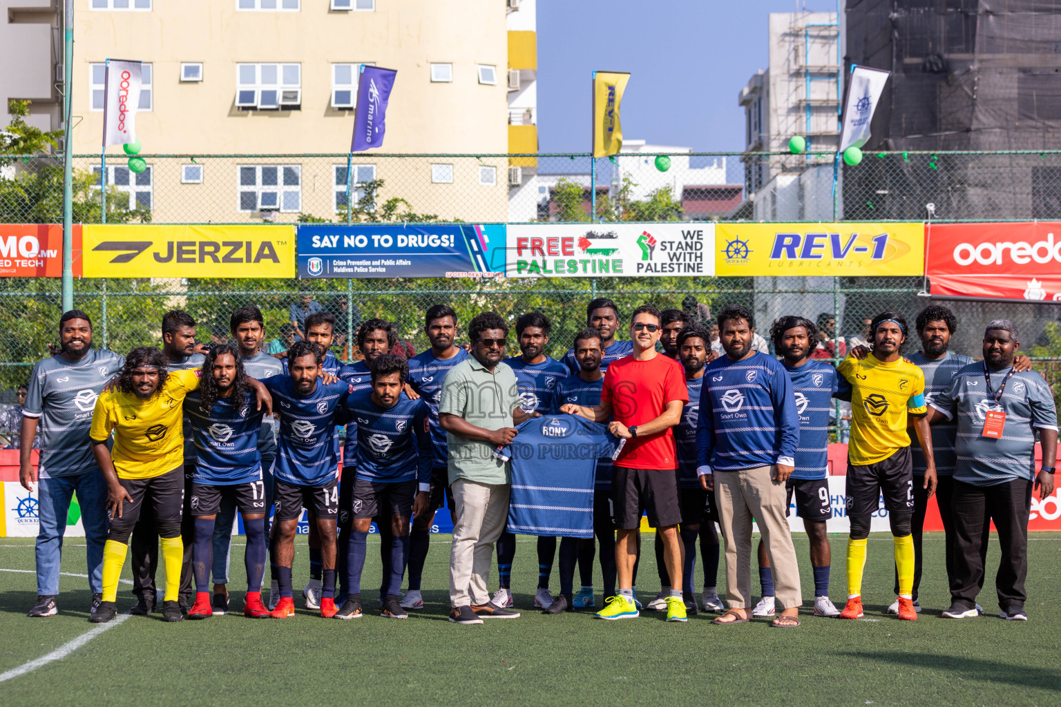 K Gaafaru vs K Kaashidhoo in Day 19 of Golden Futsal Challenge 2024 was held on Friday, 2nd February 2024, in Hulhumale', Maldives
Photos: Ismail Thoriq / images.mv