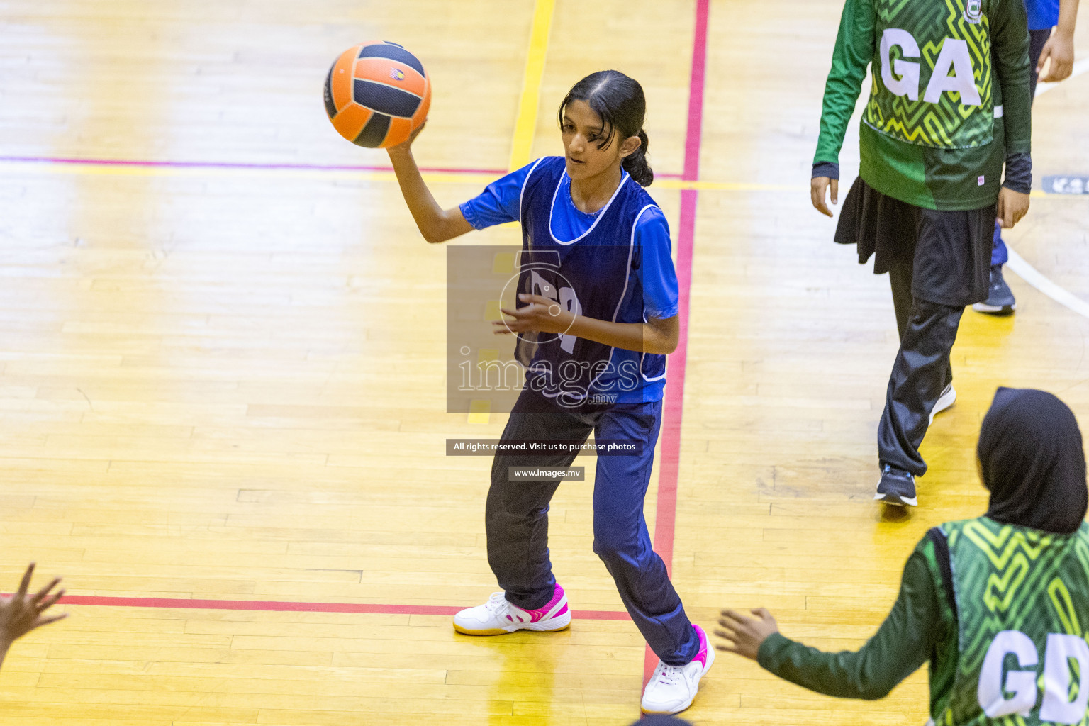 Day7 of 24th Interschool Netball Tournament 2023 was held in Social Center, Male', Maldives on 2nd November 2023. Photos: Nausham Waheed / images.mv