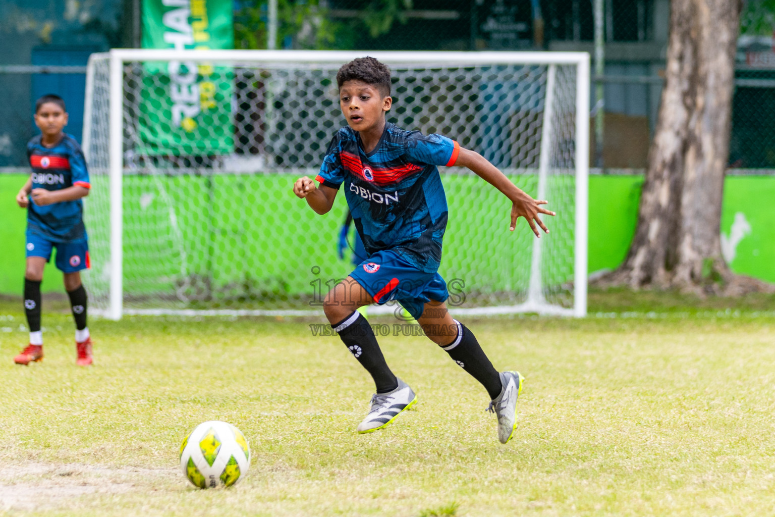 Day 2 of MILO Academy Championship 2025 (U-12) was held at Henveiru Stadium in Male', Maldives on Friday, 2nd May 2025. Photos: Mohamed Mahfooz Moosa / images.mv