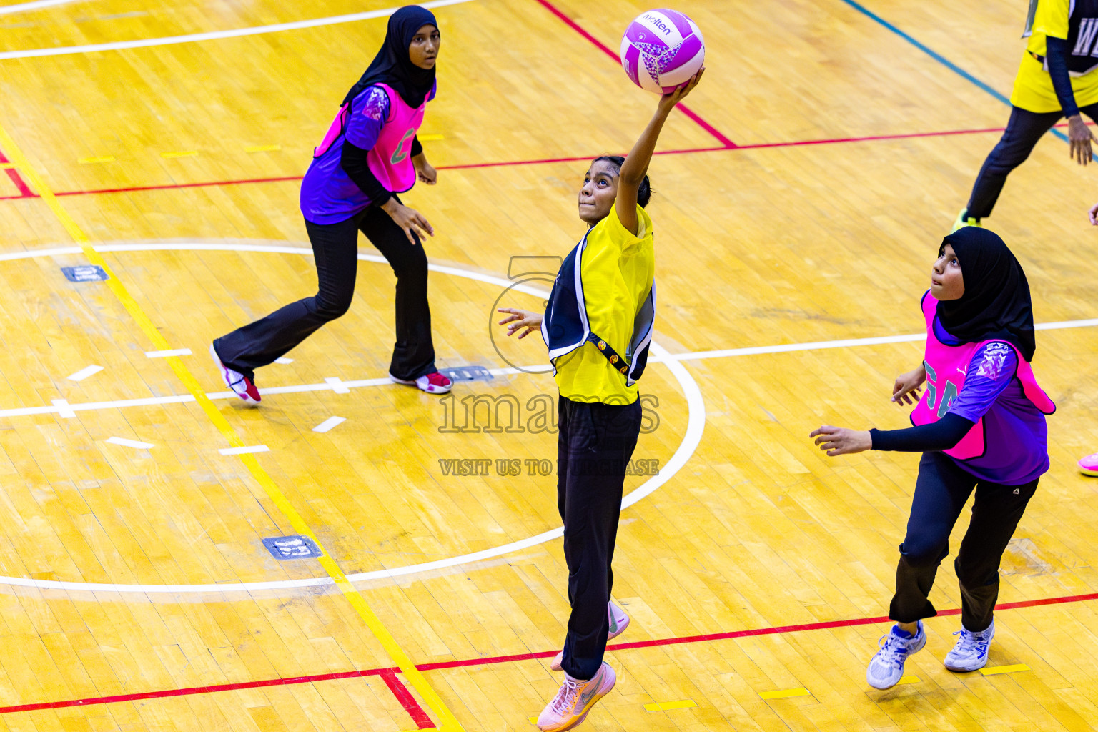 KYRC vs Invicto SC in Day 1 of 24th Milo Netball Association Championship held in Social Center at Male', Maldives on Monday, 1st September 2025. Photos: Nausham Waheed / images.mv