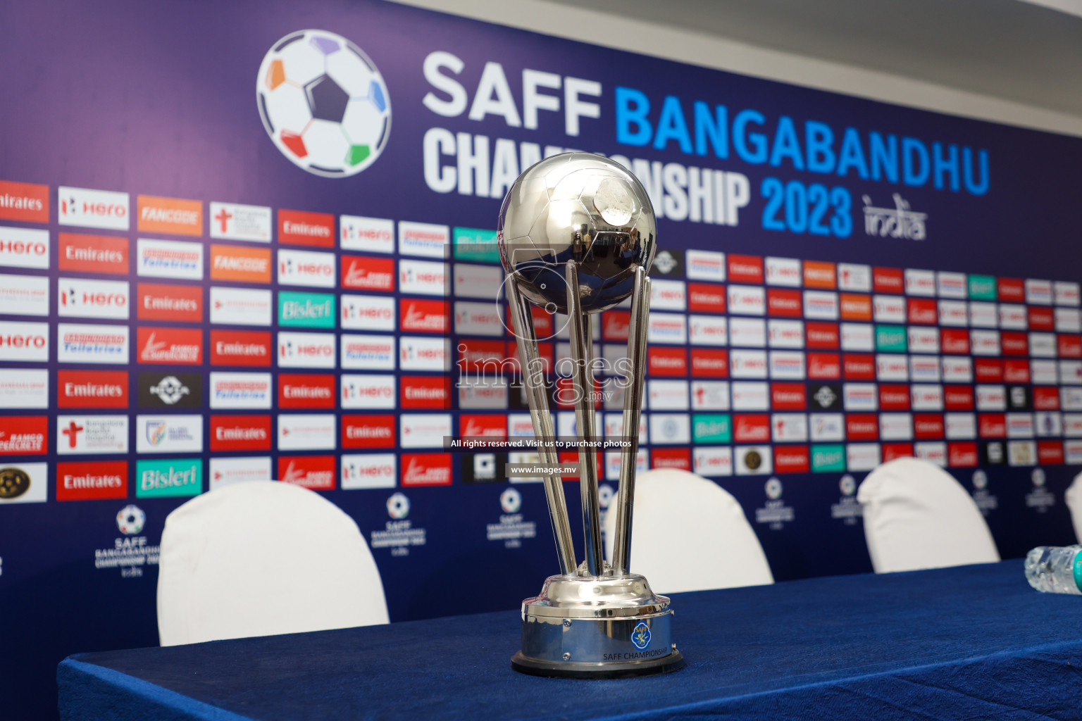 Saff Championship Final Pre-match press conference held in Sree Kanteerava Stadium, Bengaluru, India, on Monday, 3rd July 2023. Photos: Nausham Waheed / images.mv