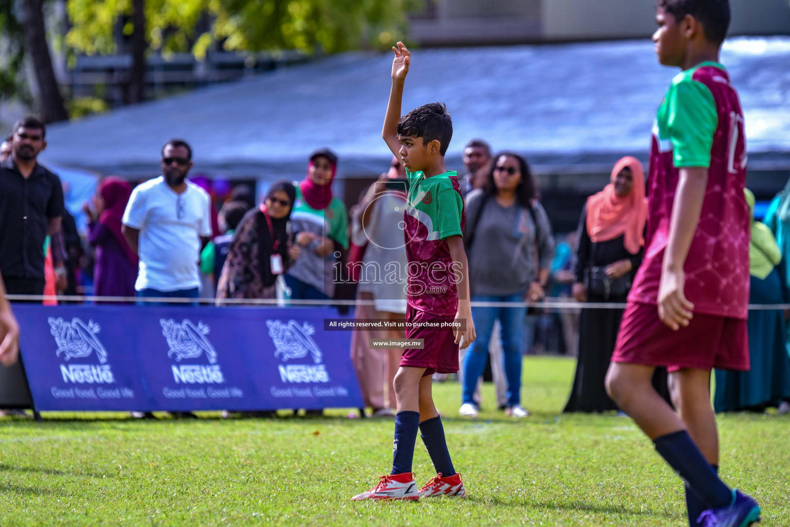 Day 1 of Milo Kids Football Fiesta 2022 was held in Male', Maldives on 19th October 2022. Photos: Nausham Waheed/ images.mv