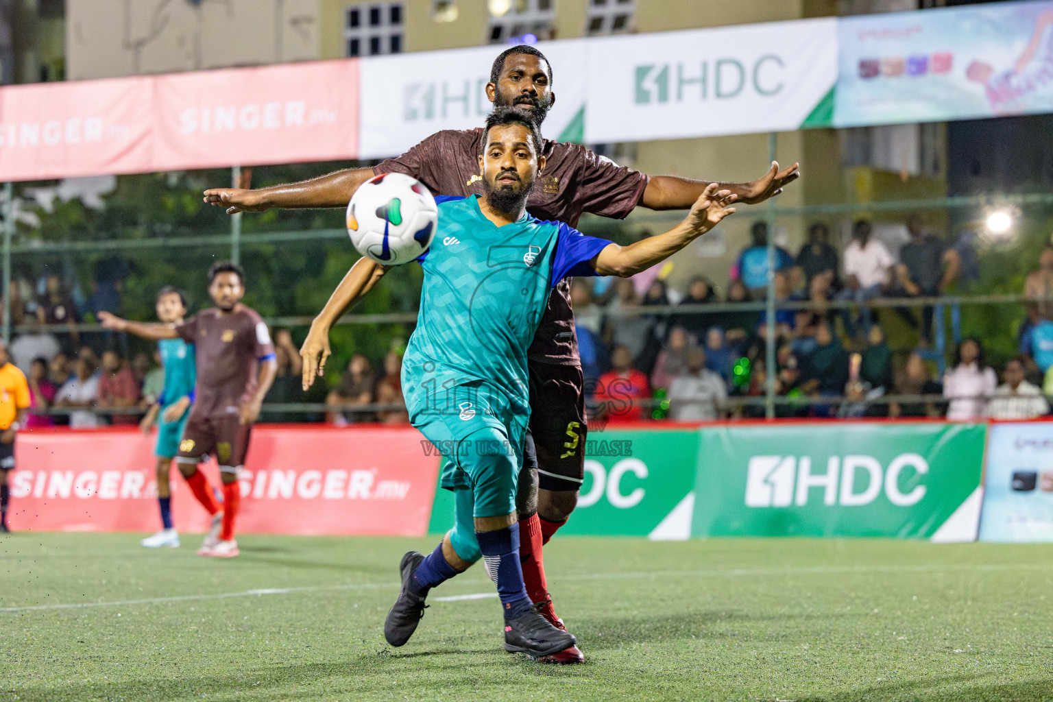 MMA SC vs POSC in the Quarter Finals of Club Maldives Classic 2024 held in Rehendi Futsal Ground, Hulhumale', Maldives on Tuesday, 17th September 2024. 
Photos: Shuu Abdul Sattar / images.mv