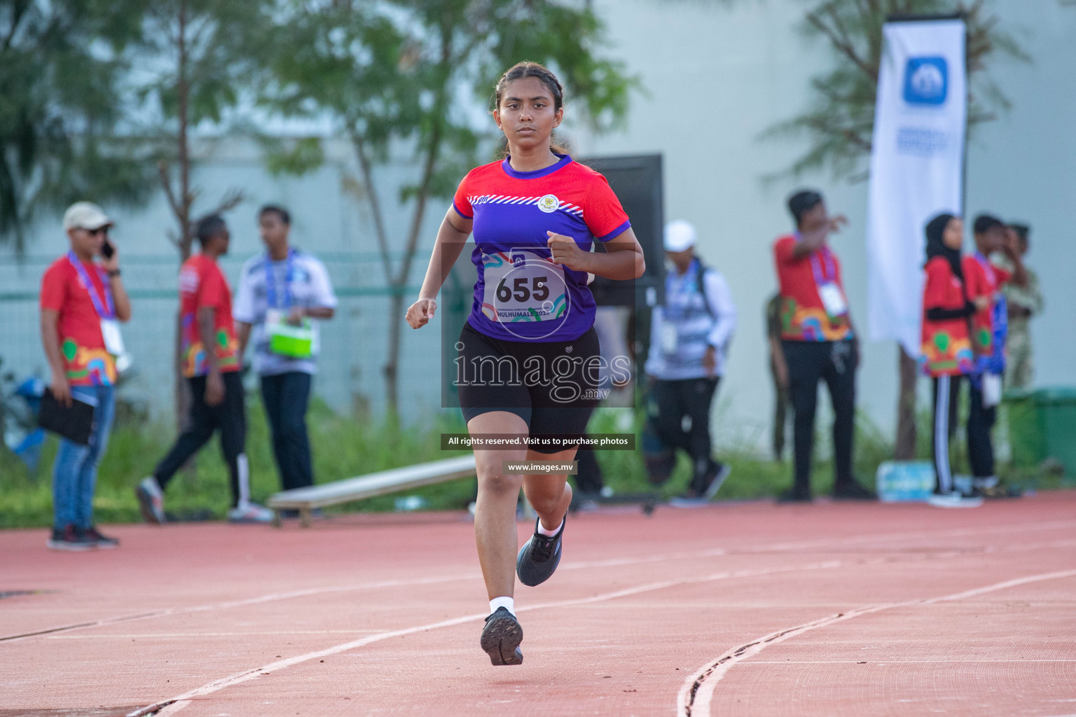 Day two of Inter School Athletics Championship 2023 was held at Hulhumale' Running Track at Hulhumale', Maldives on Sunday, 15th May 2023. Photos: Nausham Waheed / images.mv