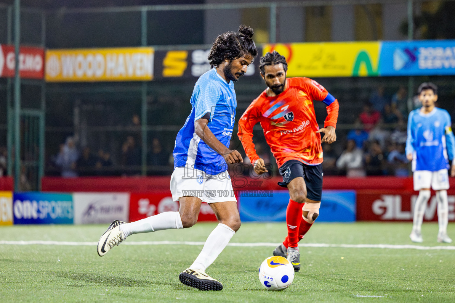 Sh Kanditheemu vs Sh Milandhoo in Day 11 of Golden Futsal Challenge 2025 was held on Wednesday, 15th January 2025, in Hulhumale', Maldives Photos: Nausham Waheed / images.mv