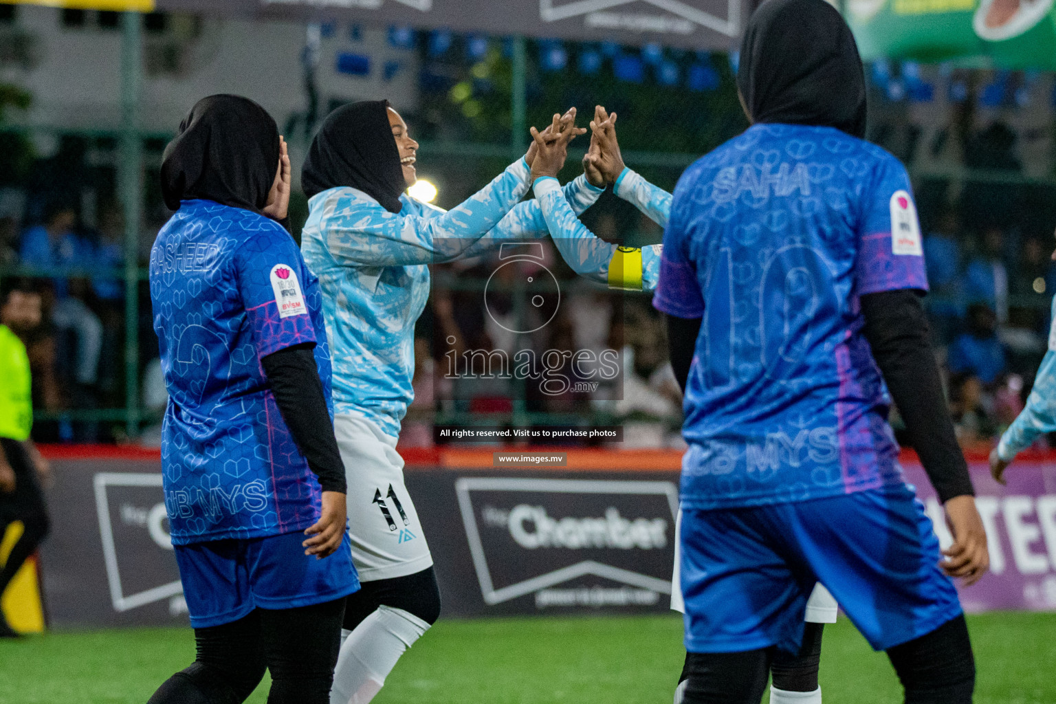 MPL vs Club MYS in Eighteen Thirty Women's Futsal Fiesta 2022 was held in Hulhumale', Maldives on Monday, 21st October 2022. Photos: Hassan Simah / images.mv