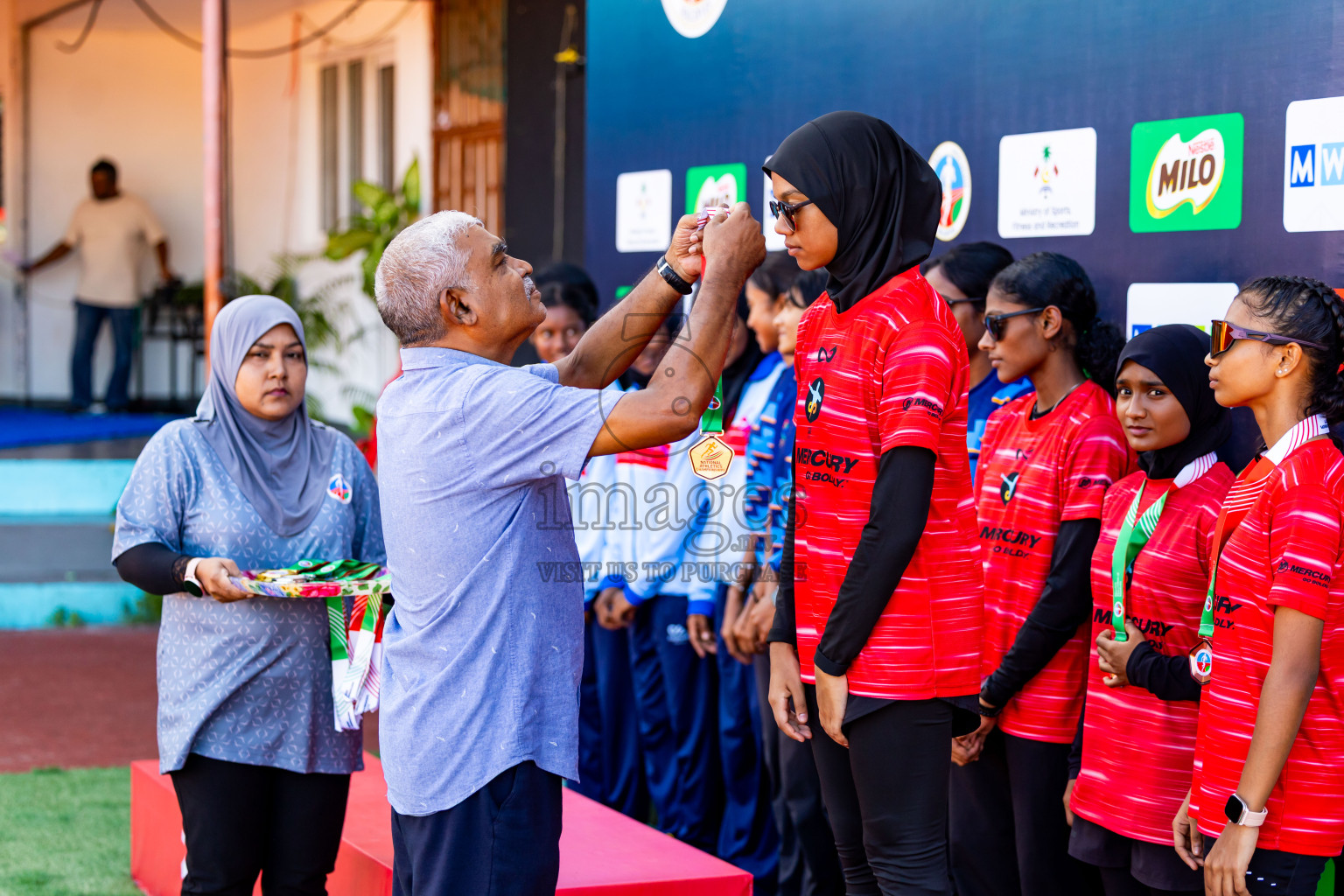 Day 3 of National Athletics Championship 2025 was held at Ekuveni Running Ground in Male', Maldives on Saturday, 16th August 2025. Photos: Nausham Waheed / images.mv