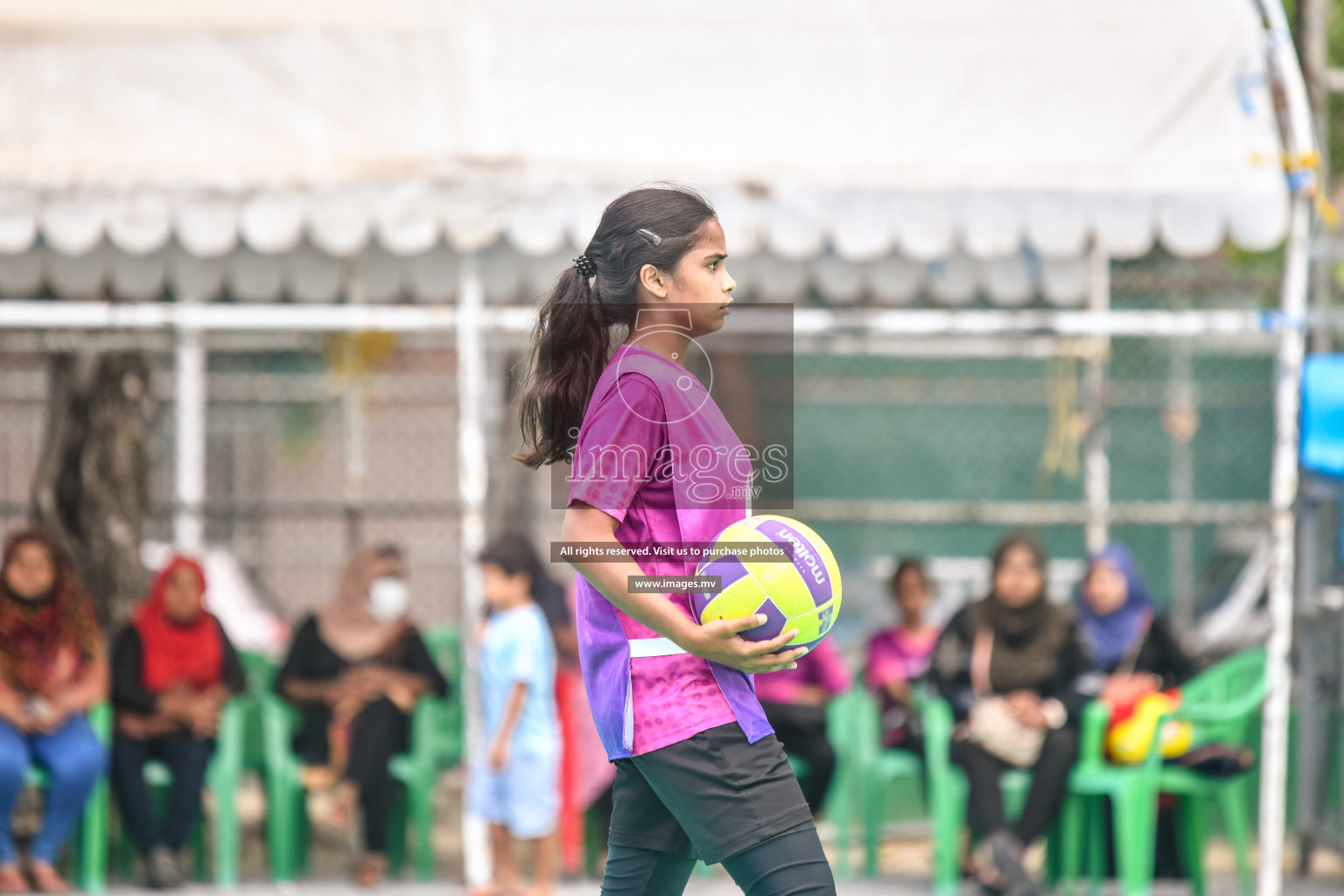 Day 10 of Junior Netball Championship 2022 held in Male', Maldives. Photos by Nausham Waheed