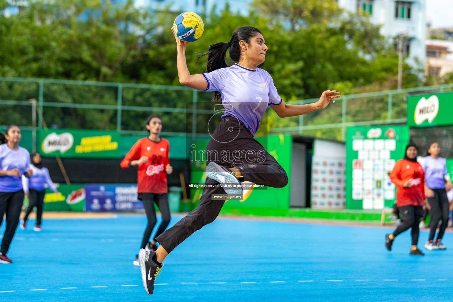 Day 4 of 7th Inter-Office/Company Handball Tournament 2023, held in Handball ground, Male', Maldives on Monday, 18th September 2023 Photos: Nausham Waheed/ Images.mv