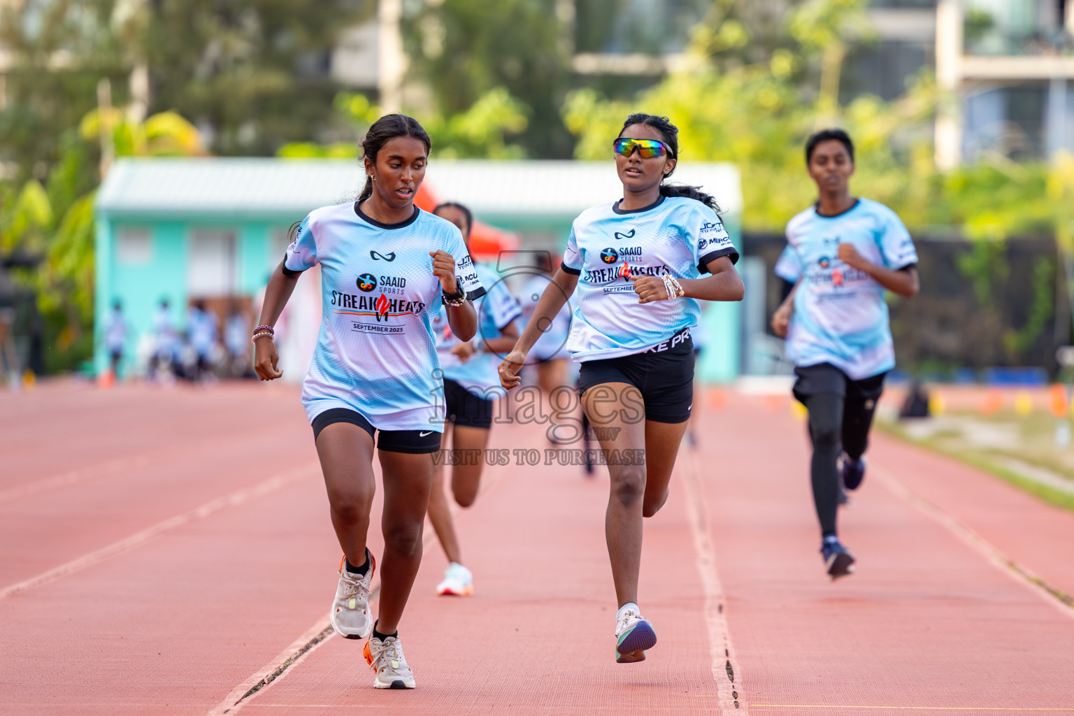 Streak Heats 2025 by Saaid Sports was held on Saturday, 6th September 2025 at Hulhumale' Synthetic Track, Hulhumale' Maldives. Photos: Ismail Thoriq / images.mv