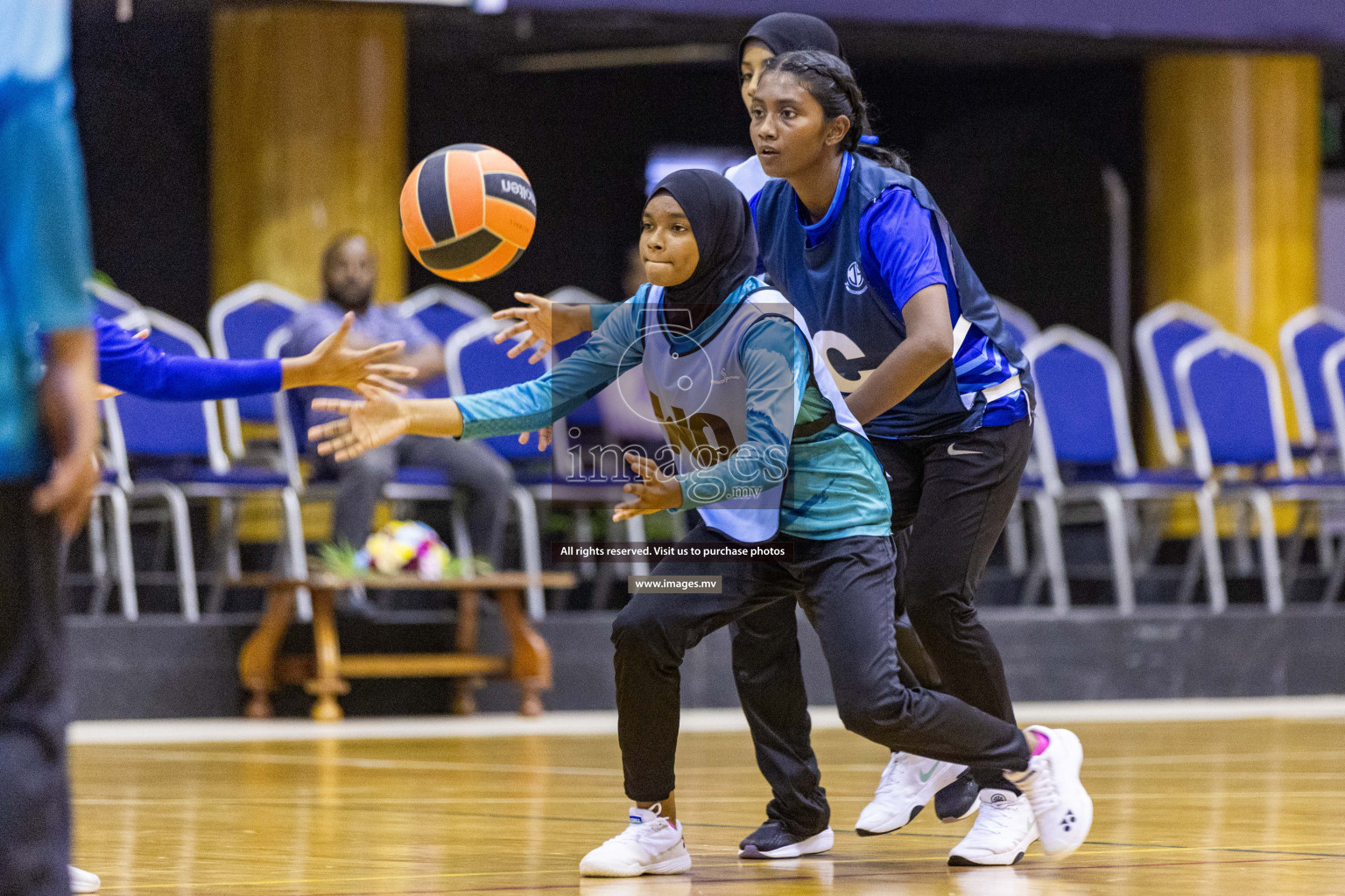 Day7 of 24th Interschool Netball Tournament 2023 was held in Social Center, Male', Maldives on 2nd November 2023. Photos: Nausham Waheed / images.mv