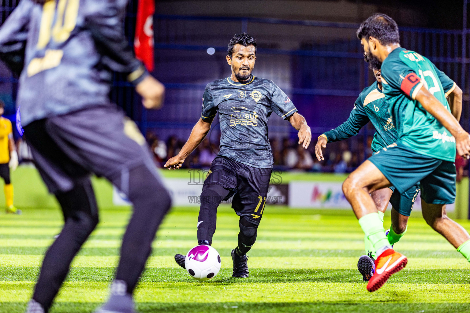 Afro SC vs FC Suddenly in Day 1 of Eydhafushi Futsal Cup 2024 was held on Monday , 8th April 2024, in B Eydhafushi, Maldives Photos: Nausham Waheed / images.mv