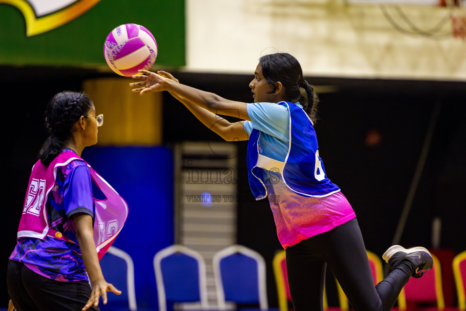 MV Netters Acadamy vs N Sports Academy in Day 2 of 3rd Junior Championship - Netball association of Maldives, held at Social Center on Monday 20th January 2025 . Photos by Nausham Waheed