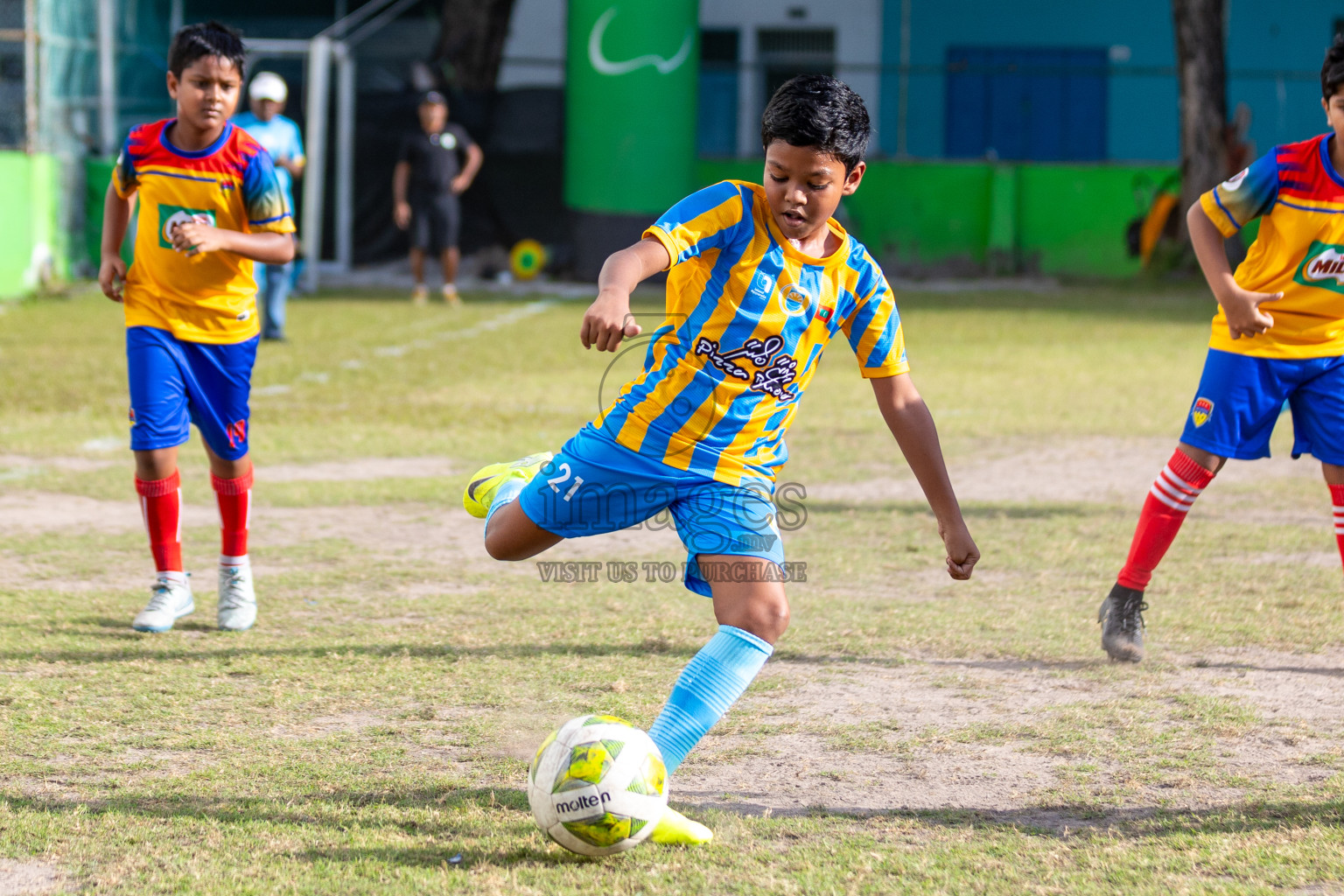 Day 2 of MILO Academy Championship 2025 was held on Friday, 14th February 2025 in Henveiru Stadium.
Photos: Mohamed Mahfooz Moosa / Images.mv