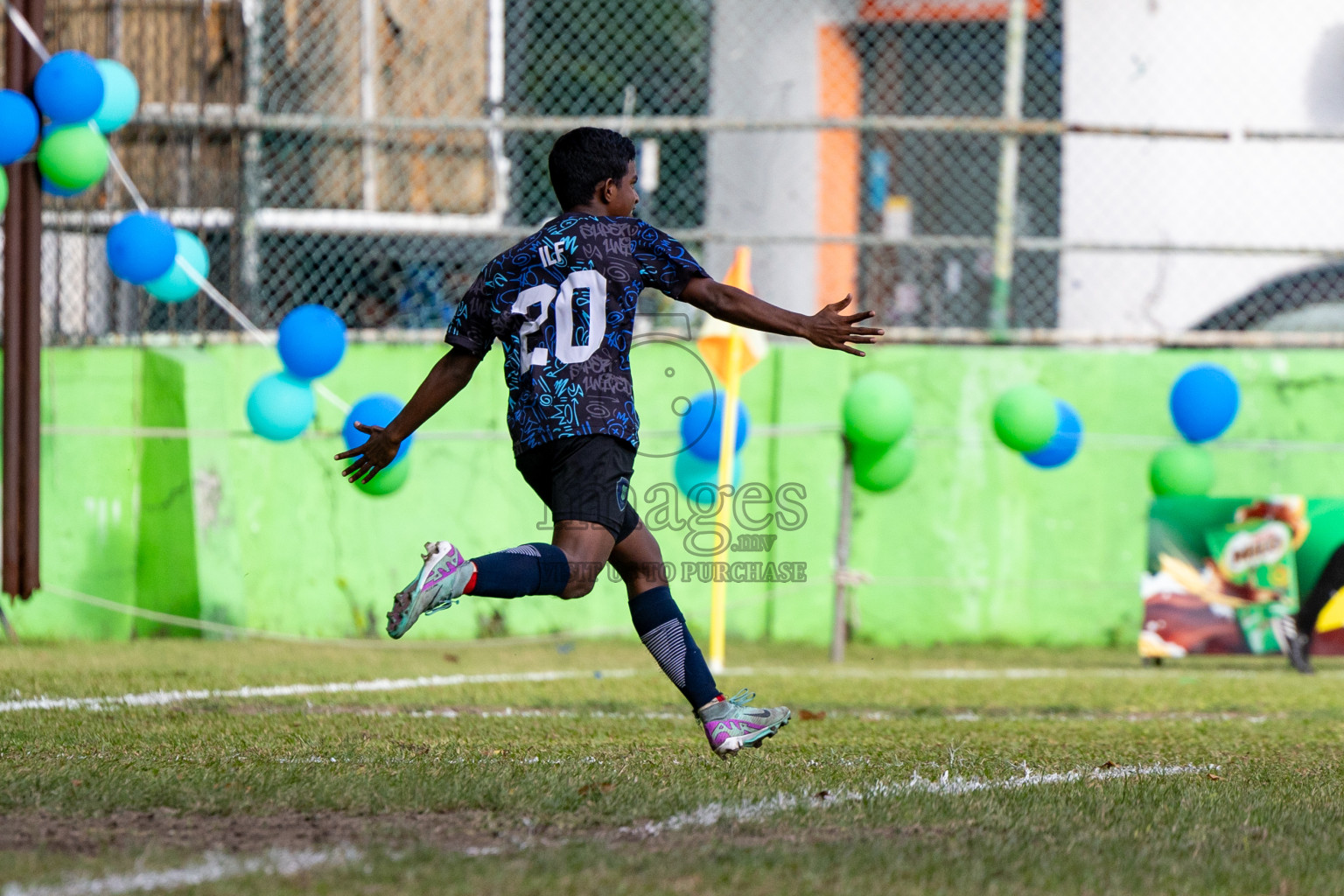 Day 4 of MILO Academy Championship 2024 (U-14) was held in Henveyru Stadium, Male', Maldives on Sunday, 3rd November 2024. Photos: Hassan Simah / Images.mv