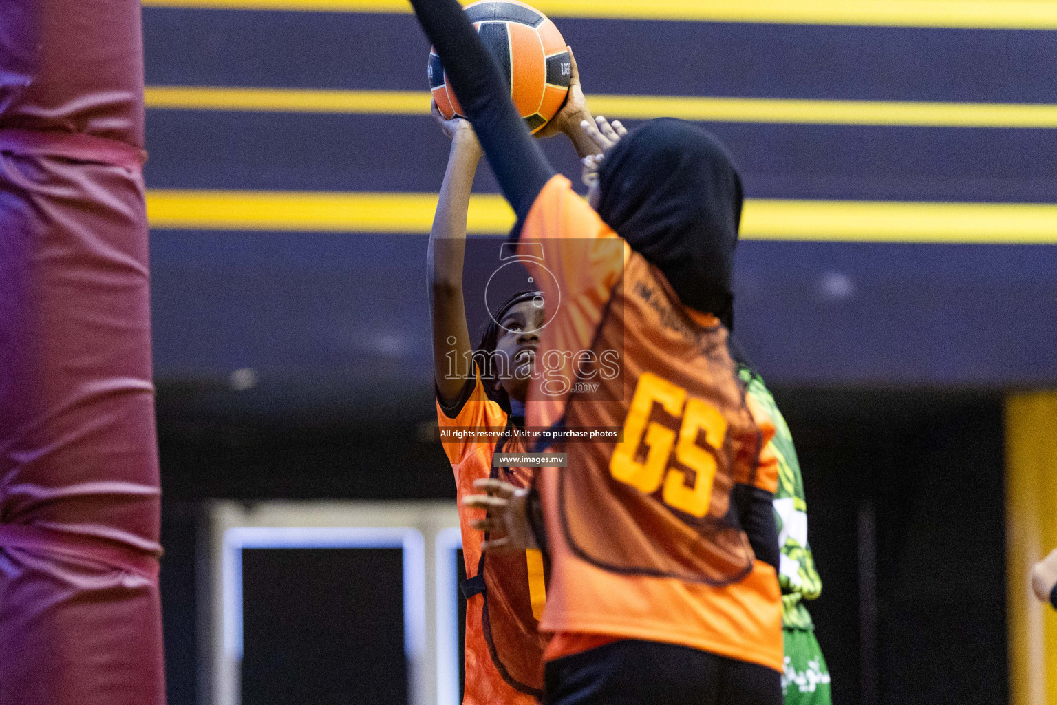 Day3 of 24th Interschool Netball Tournament 2023 was held in Social Center, Male', Maldives on 29th October 2023. Photos: Nausham Waheed, Mohamed Mahfooz Moosa / images.mv