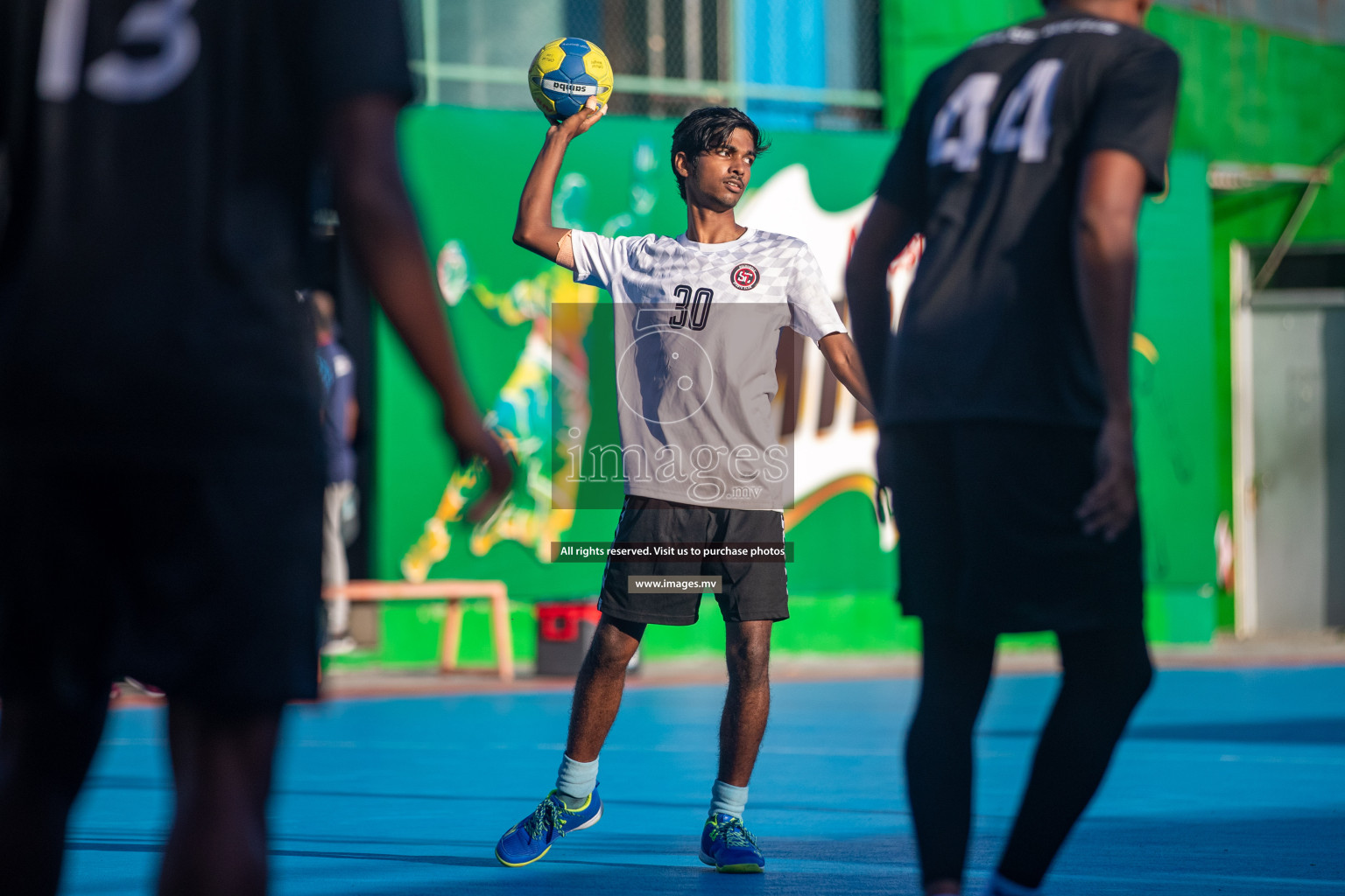 Day 9 of 6th MILO Handball Maldives Championship 2023, held in Handball ground, Male', Maldives on 28th May 2023 Photos: Nausham Waheed/ Images.mv