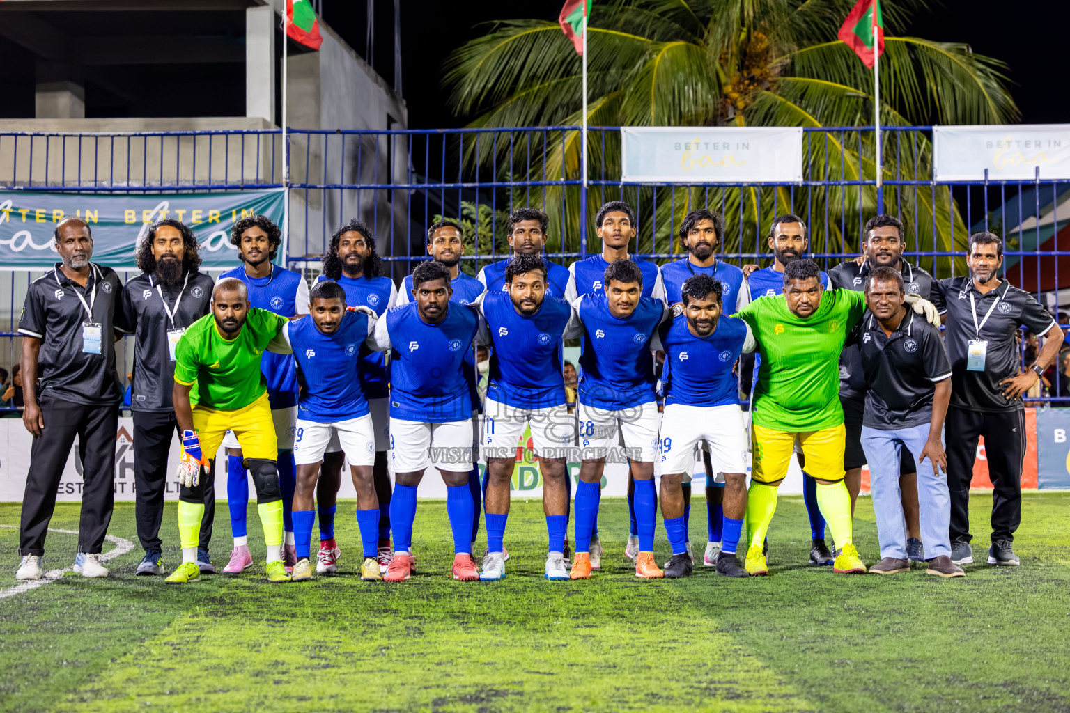 Hithaadhoo vs Thulhaadhoo in Day 5 of Better in Baa Futsal Fiesta 2025 Men's division held in B. Eydhafushi, Maldives on Sunday, 9th November 2025. Photos: Nausham Waheed / images.mv