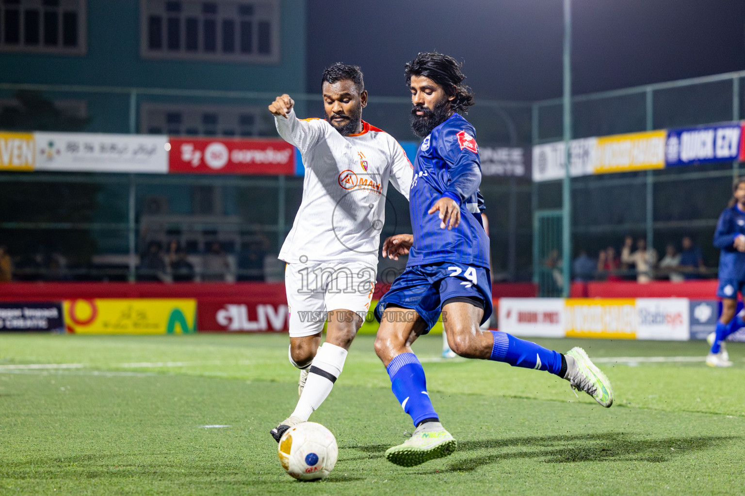 GA Maamendhoo VS GA Villingili in Day 8 of Golden Futsal Challenge 2025 was held on Sunday, 12th January 2025, in Hulhumale', Maldives Photos: Nausham Waheed , Ismail Thoriq / images.mv