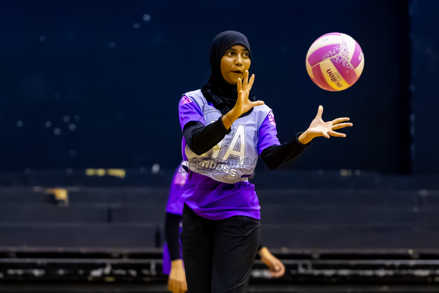 MV Netters vs Invicto SC in Day 7 of 24th Milo Netball Association Championship was held in Social Center at Male', Maldives on Sunday, 7th September 2025. Photos: Nausham Waheed / images.mv