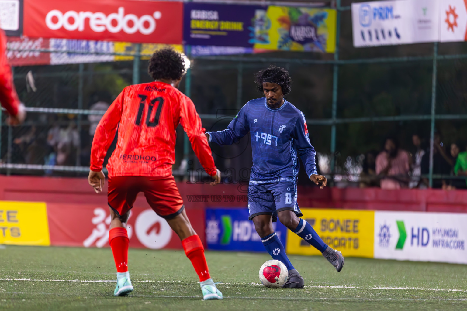 AA Feridhoo vs AA Mathiveri in Day 11 of Golden Futsal Challenge 2024 was held on Thursday, 25th January 2024, in Hulhumale', Maldives
Photos: Ismail Thoriq / images.mv